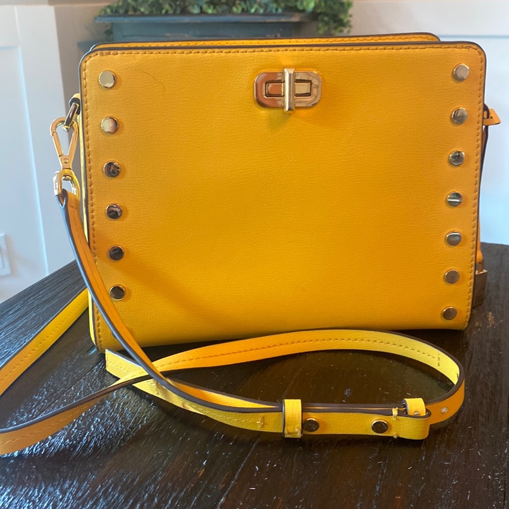 Yellow Michael Kors Crossbody Bag